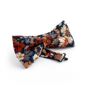 Noeud papillon liberty terracota